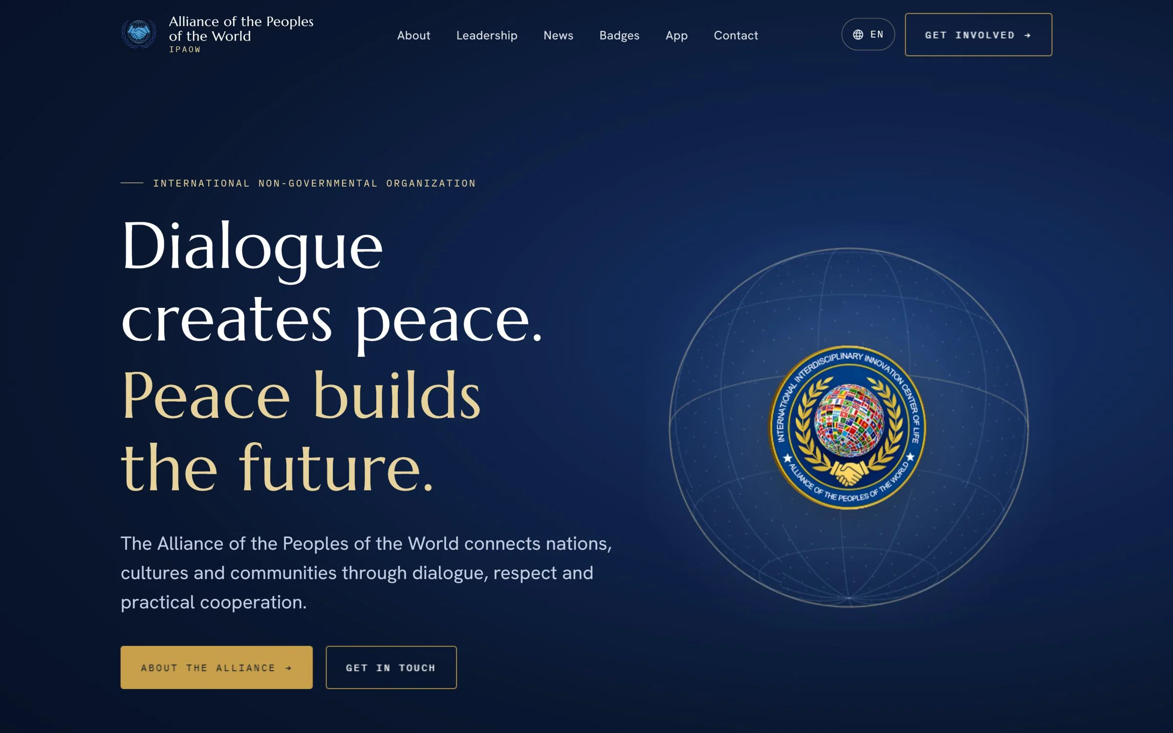 Homepage of ipaow.info